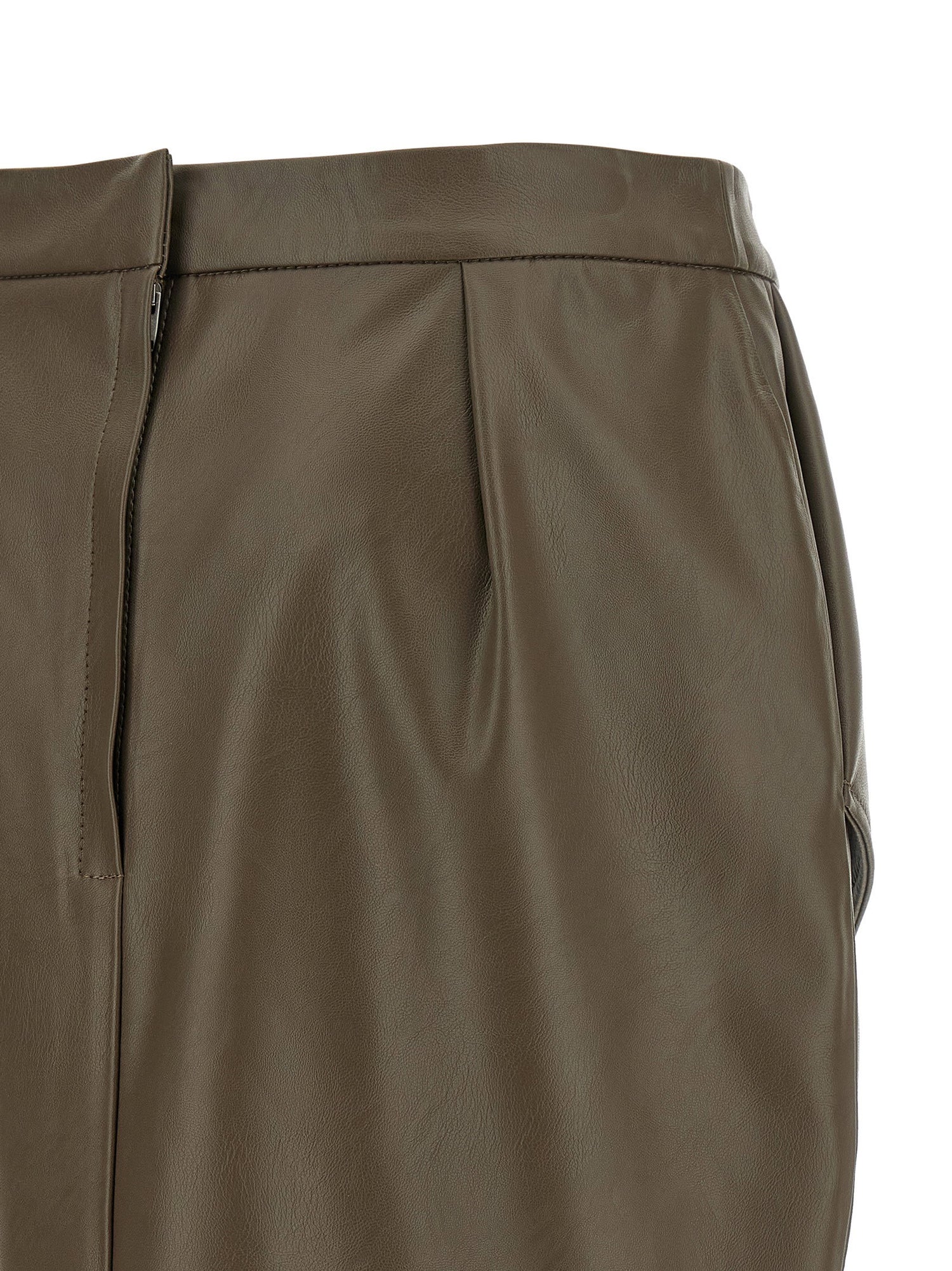 Stella Mccartney High Waist Skirt Brown