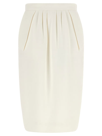 Stella Mccartney High Waist Skirt White