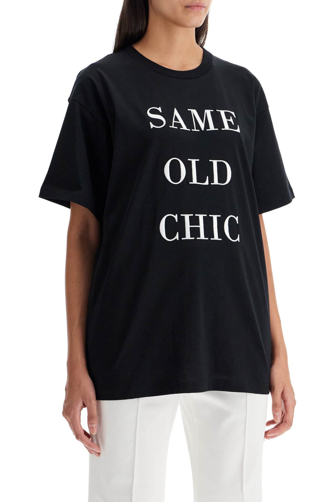 Moschino Oversized same old chic t-shirt black