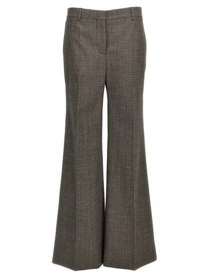 Stella Mccartney Houndstooth Foot Pants Gray