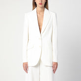 Stella McCartney Ivory Wool Single-Breasted Jacket Beige