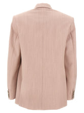 Stella Mccartney Double-breasted Wool Blazer Pink