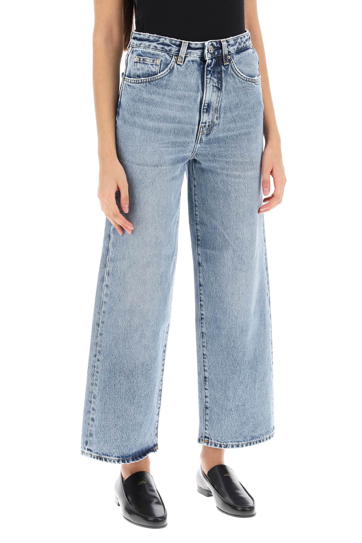 Cropped flare jeans