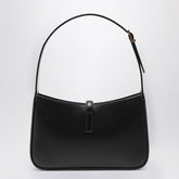 Saint Laurent Black 5 À 7 Shoulder Bag in Smooth Leather Black