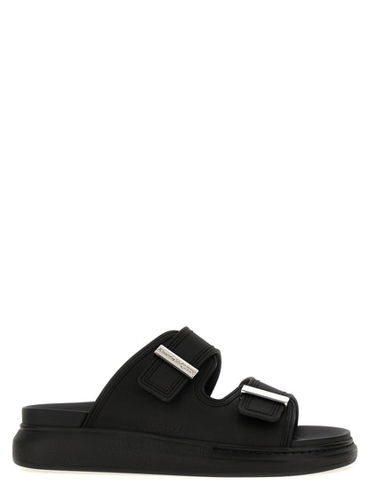Alexander McQueen Rubber Sandals Black