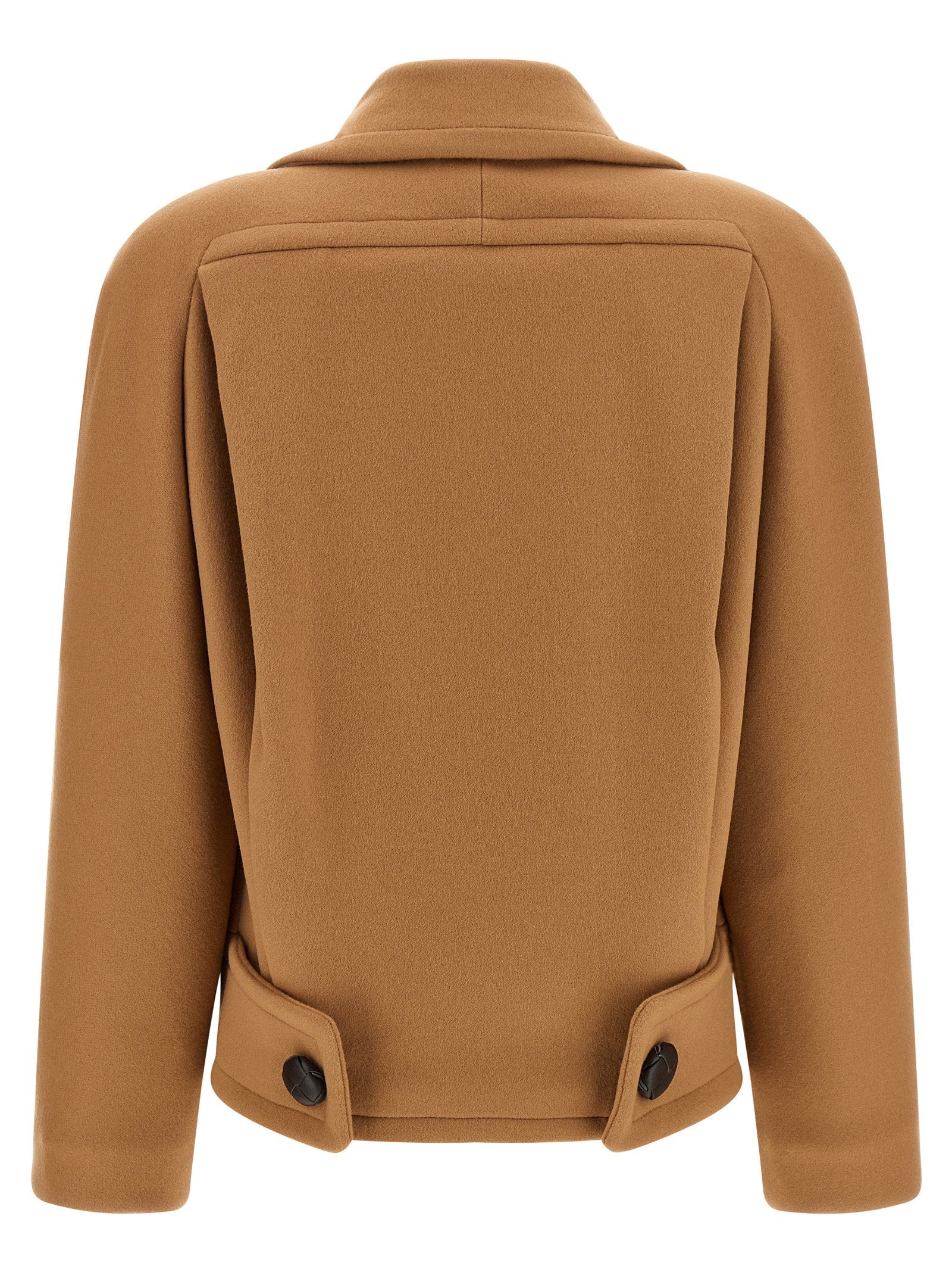 Stella Mccartney Double-breasted Coat Beige