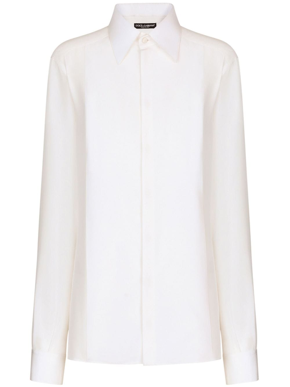 Silk crepe de chine shirt