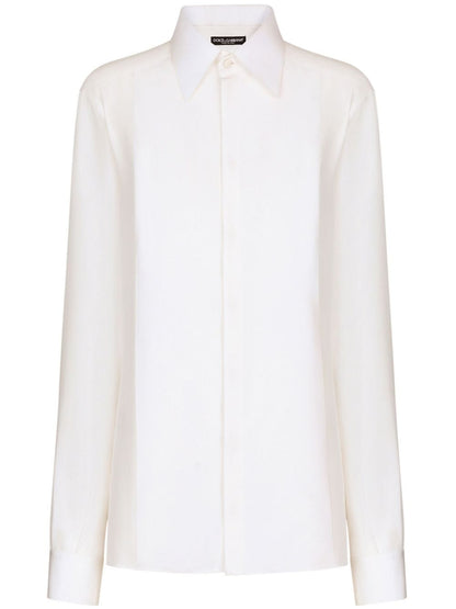 Silk crepe de chine shirt