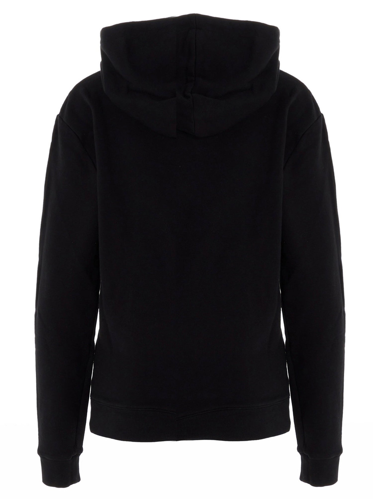 Saint Laurent Logo Print Hoodie Black