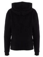 Saint Laurent Logo Print Hoodie Black