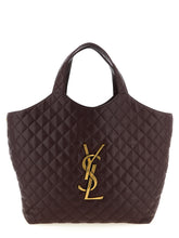 Saint Laurent Icare Maxi Shopping Bag Bordeaux