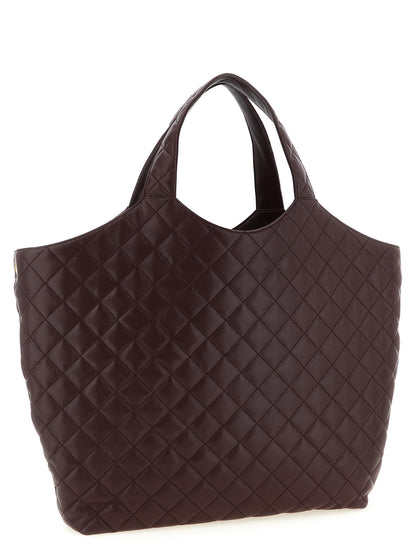 Saint Laurent Icare Maxi Shopping Bag Bordeaux