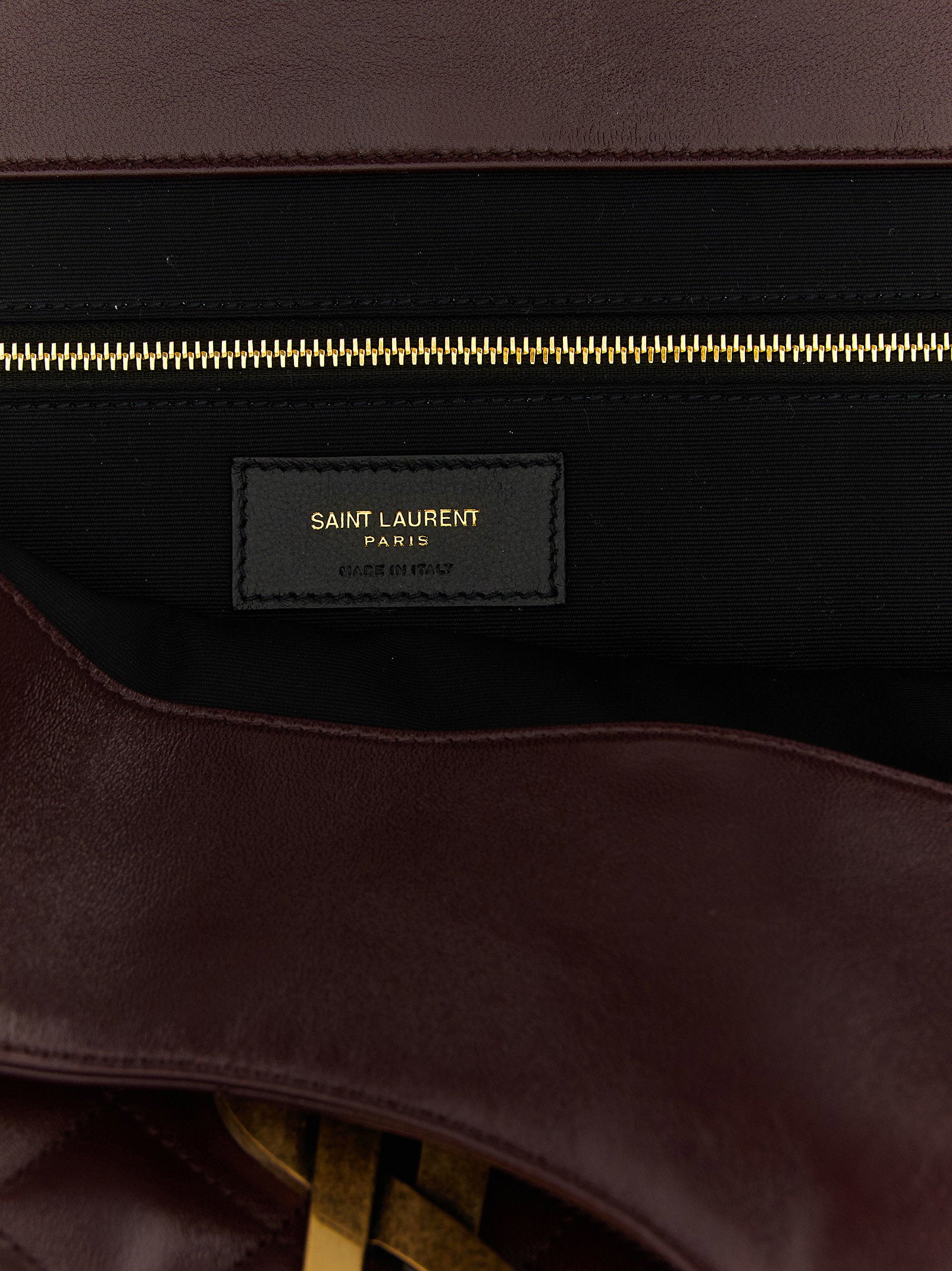 Saint Laurent Icare Maxi Shopping Bag Bordeaux