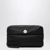 Moncler Caradoc Beauty Case In Quilted Black Nylon