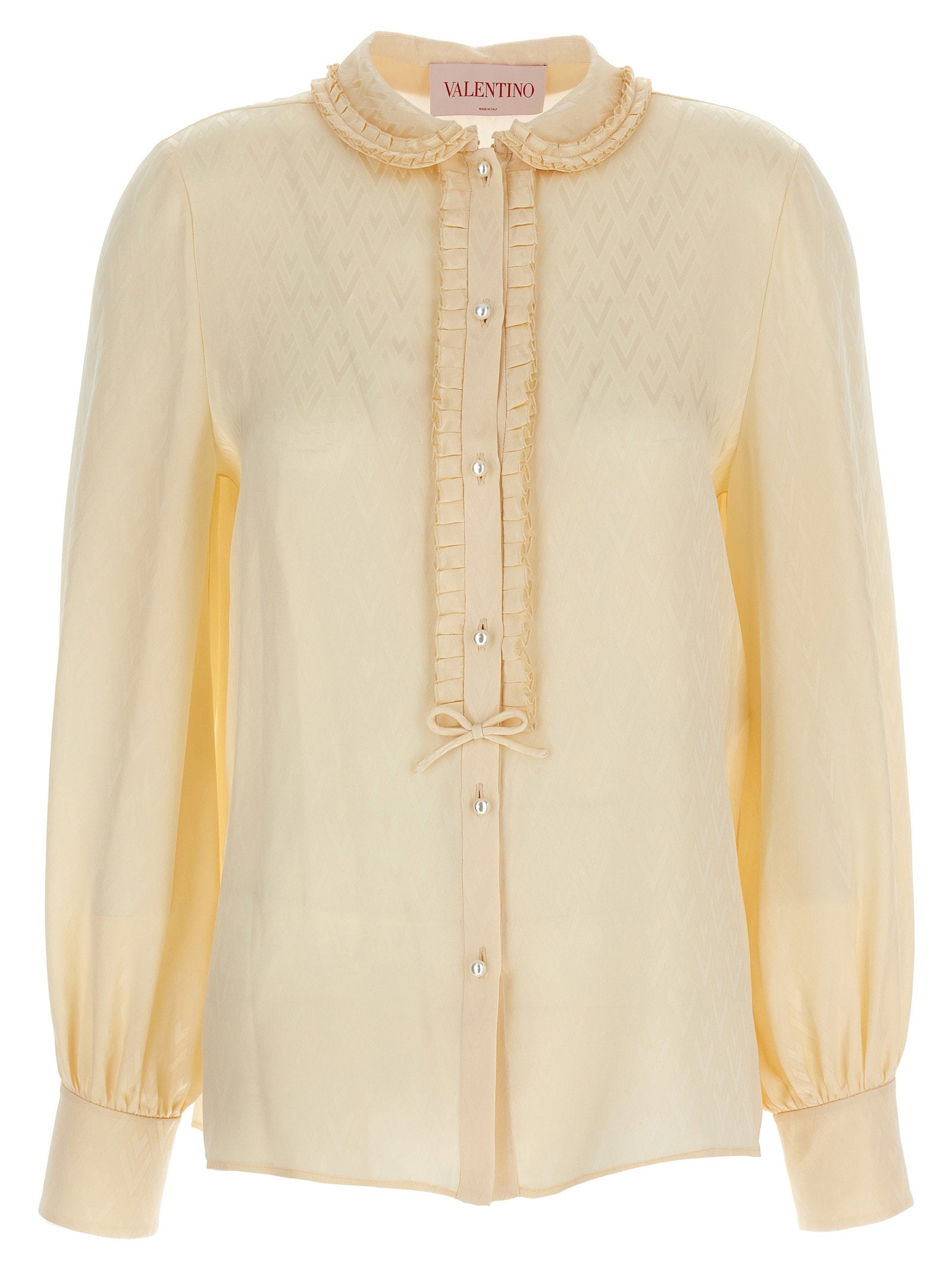 Valentino Garavani Toute La V Shirt Beige