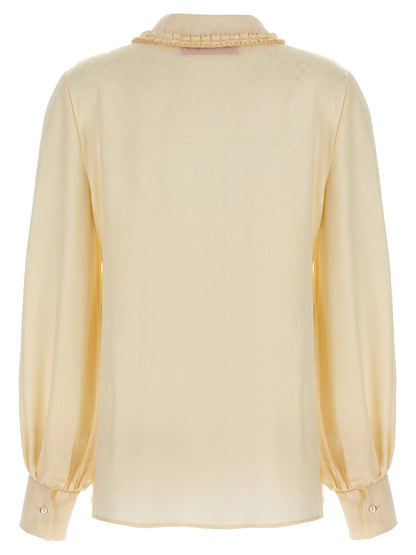 Valentino Garavani Toute La V Shirt Beige