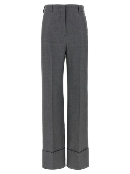 Valentino Garavani Wool Pants Gray