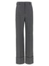 Valentino Garavani Wool Pants Gray