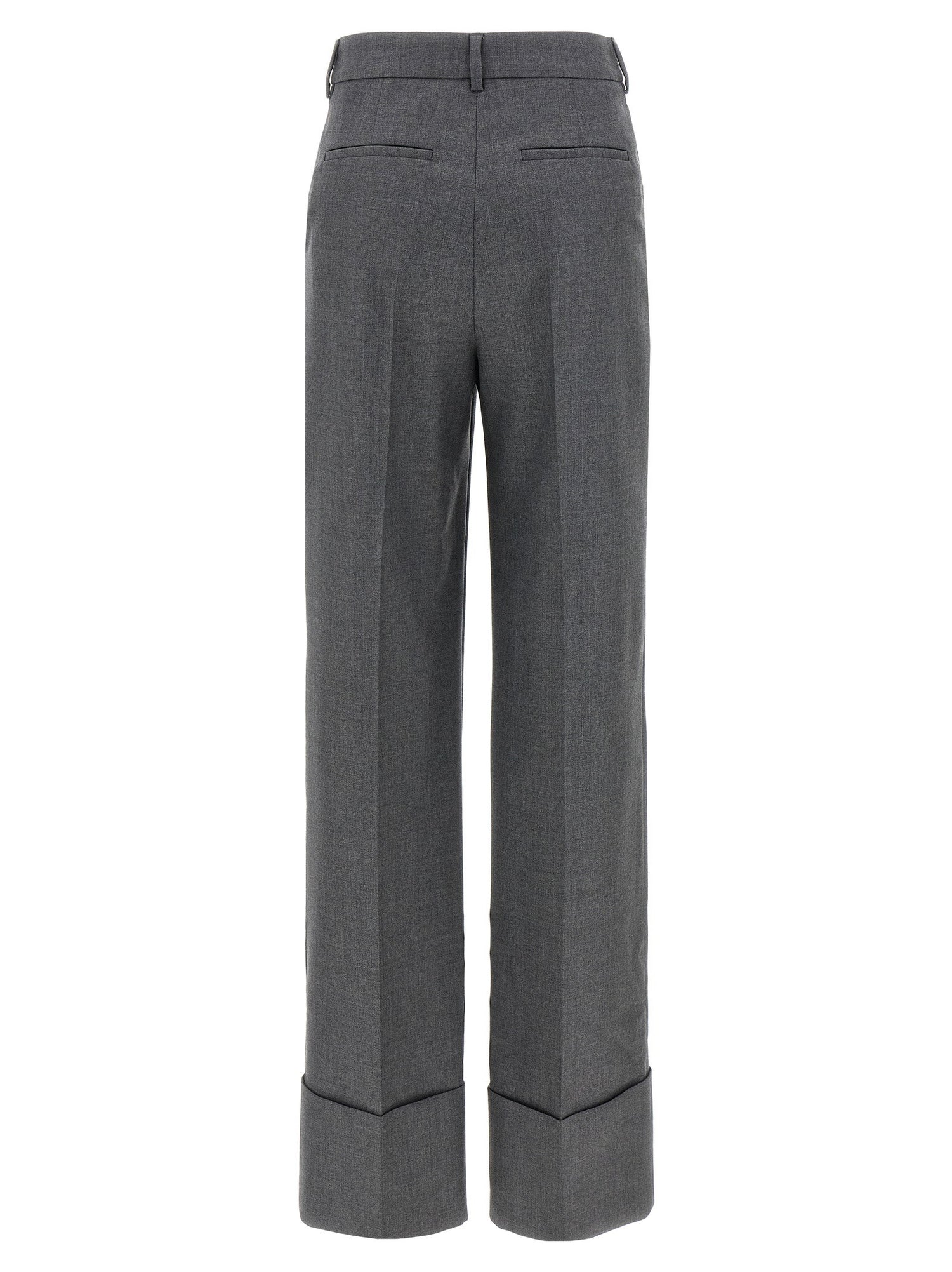 Valentino Garavani Wool Pants Gray
