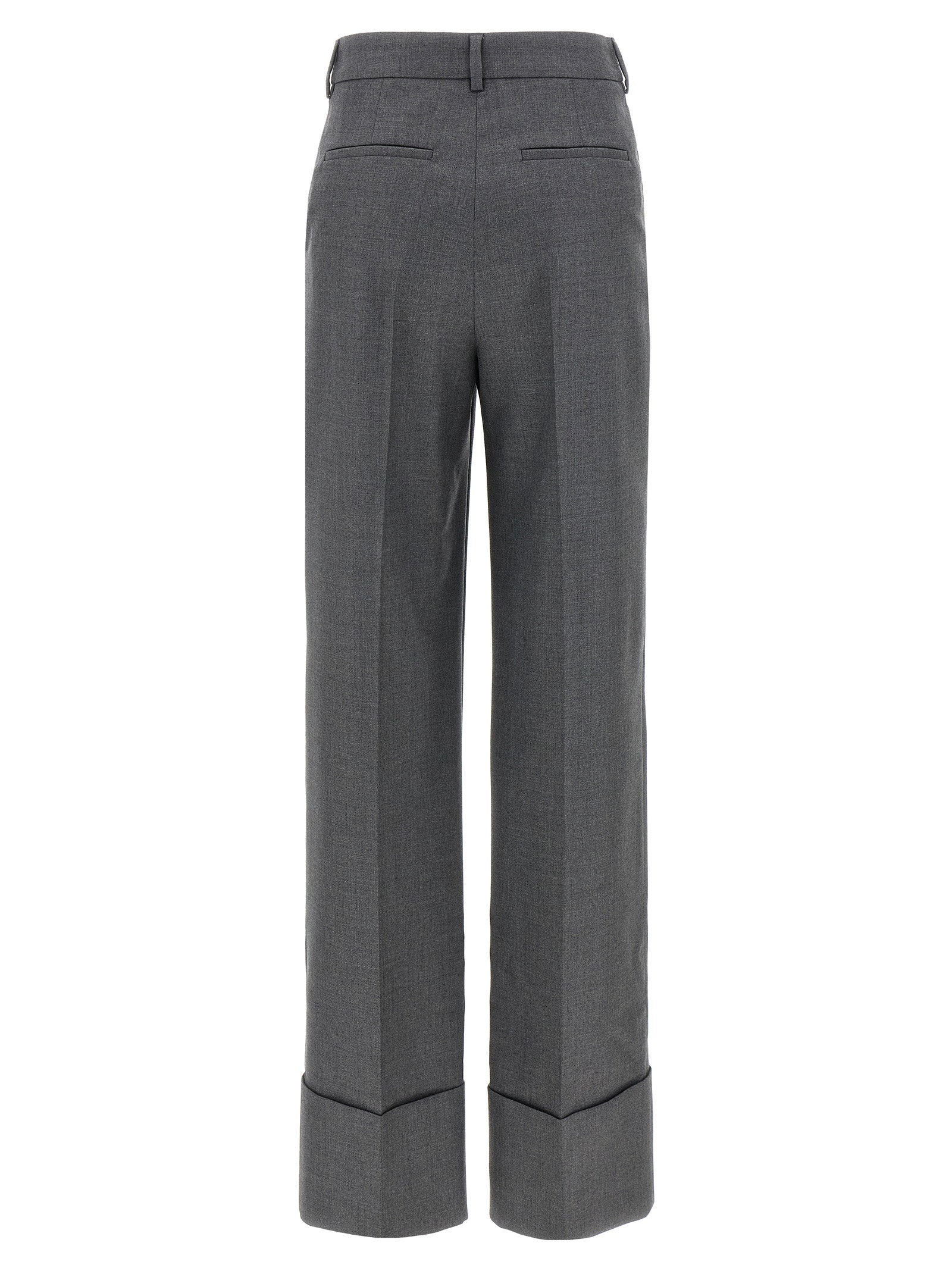 Valentino Garavani Wool Pants Gray