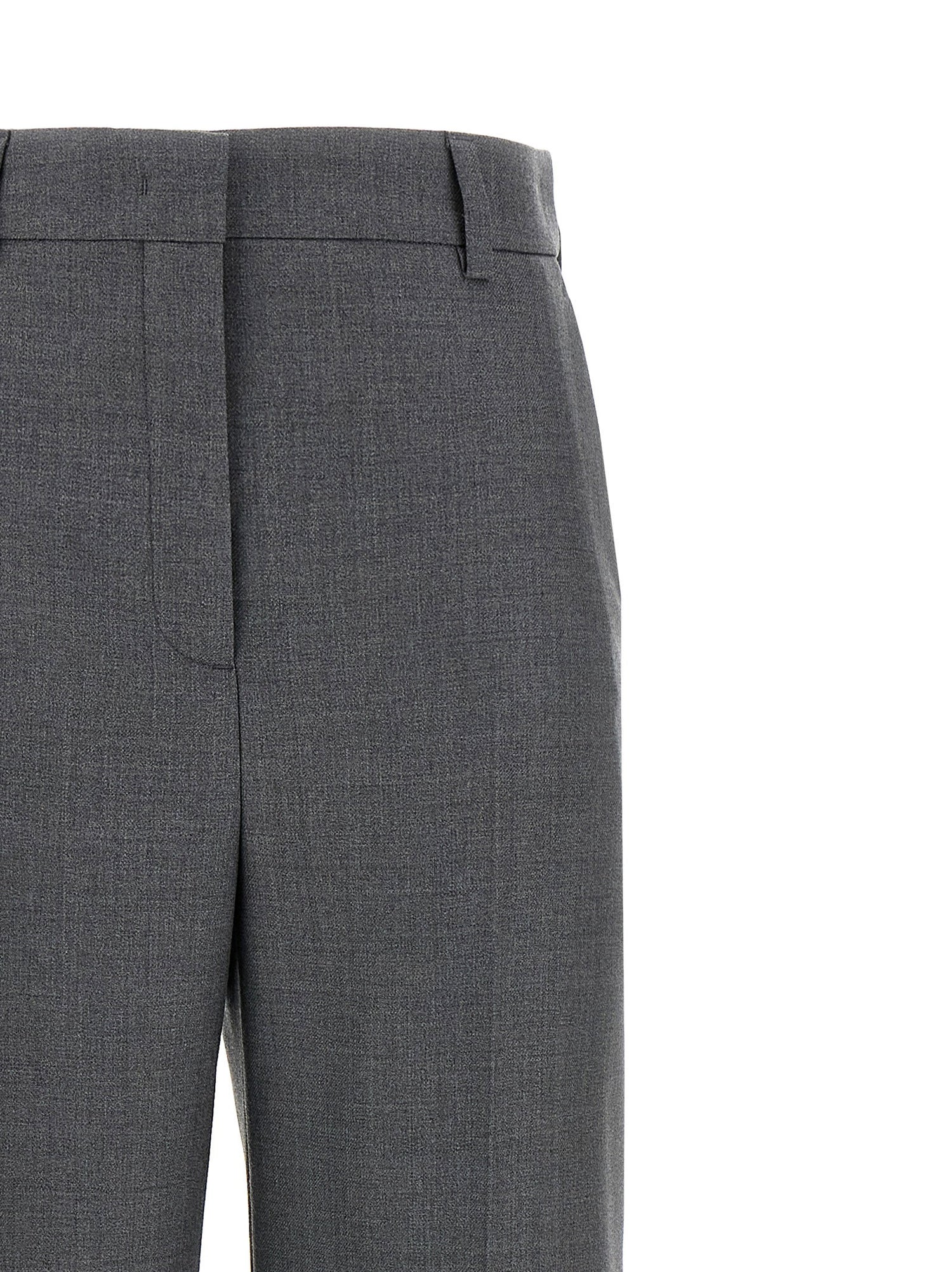 Valentino Garavani Wool Pants Gray