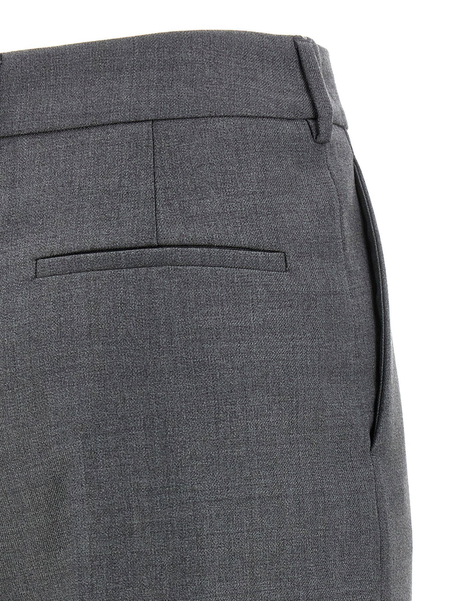 Valentino Garavani Wool Pants Gray