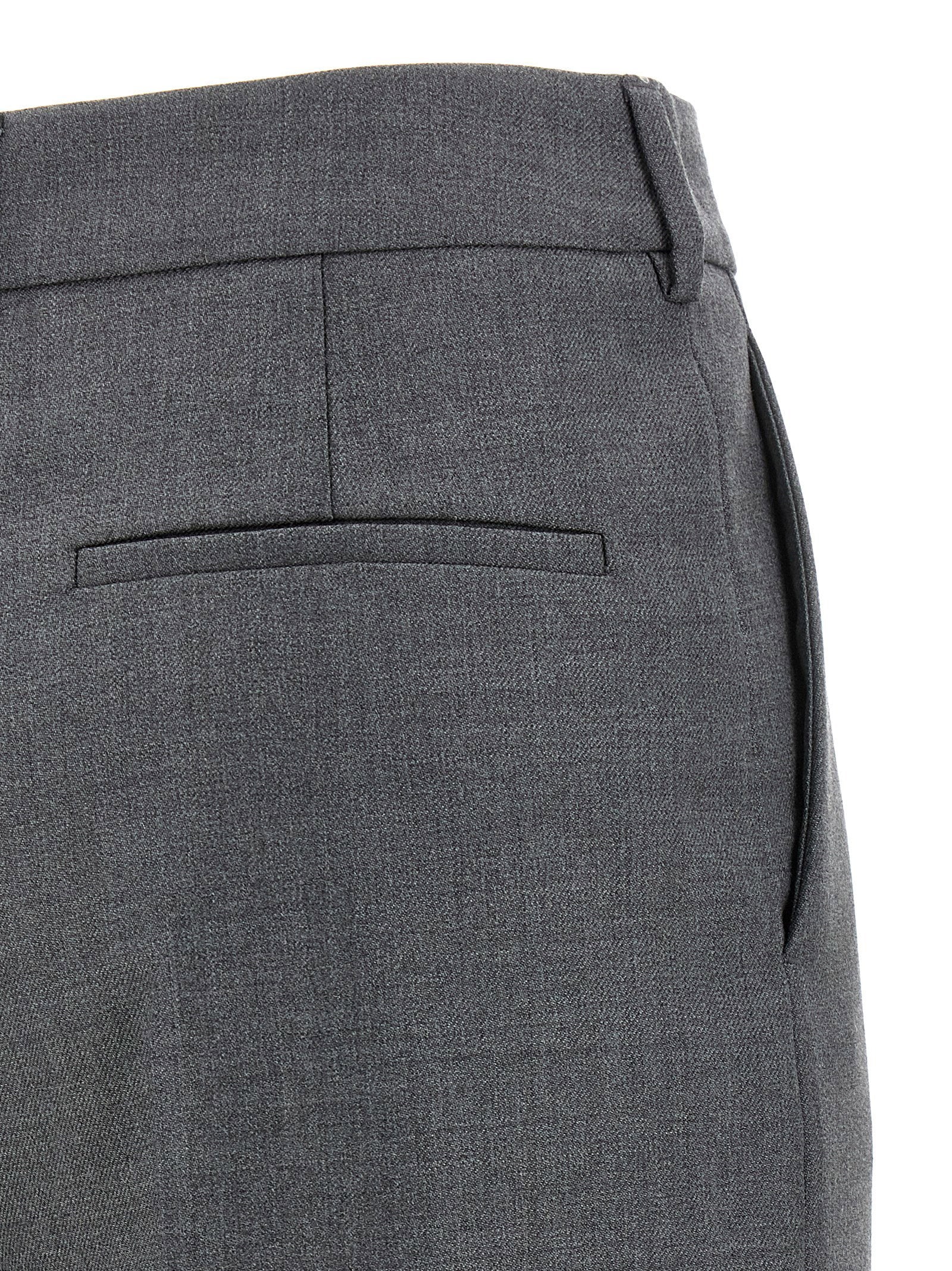 Valentino Garavani Wool Pants Gray