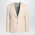 Valentino Wool and Silk Single-Breasted Light Beige Jacket Beige