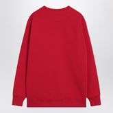 Valentino Chez Valentino Print Red Wool Sweatshirt Red