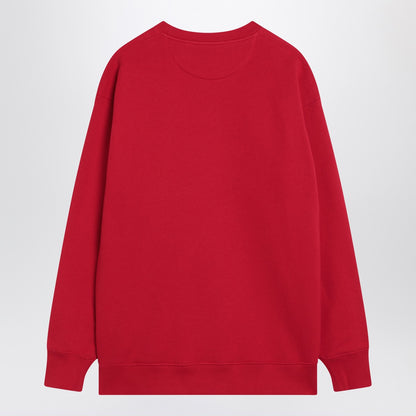 Valentino Chez Valentino Print Red Wool Sweatshirt Red