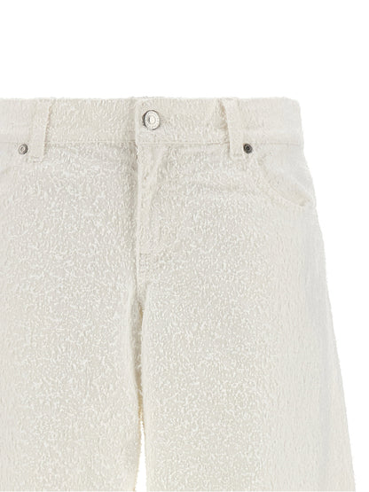 Stella Mccartney Jeans Boucle White