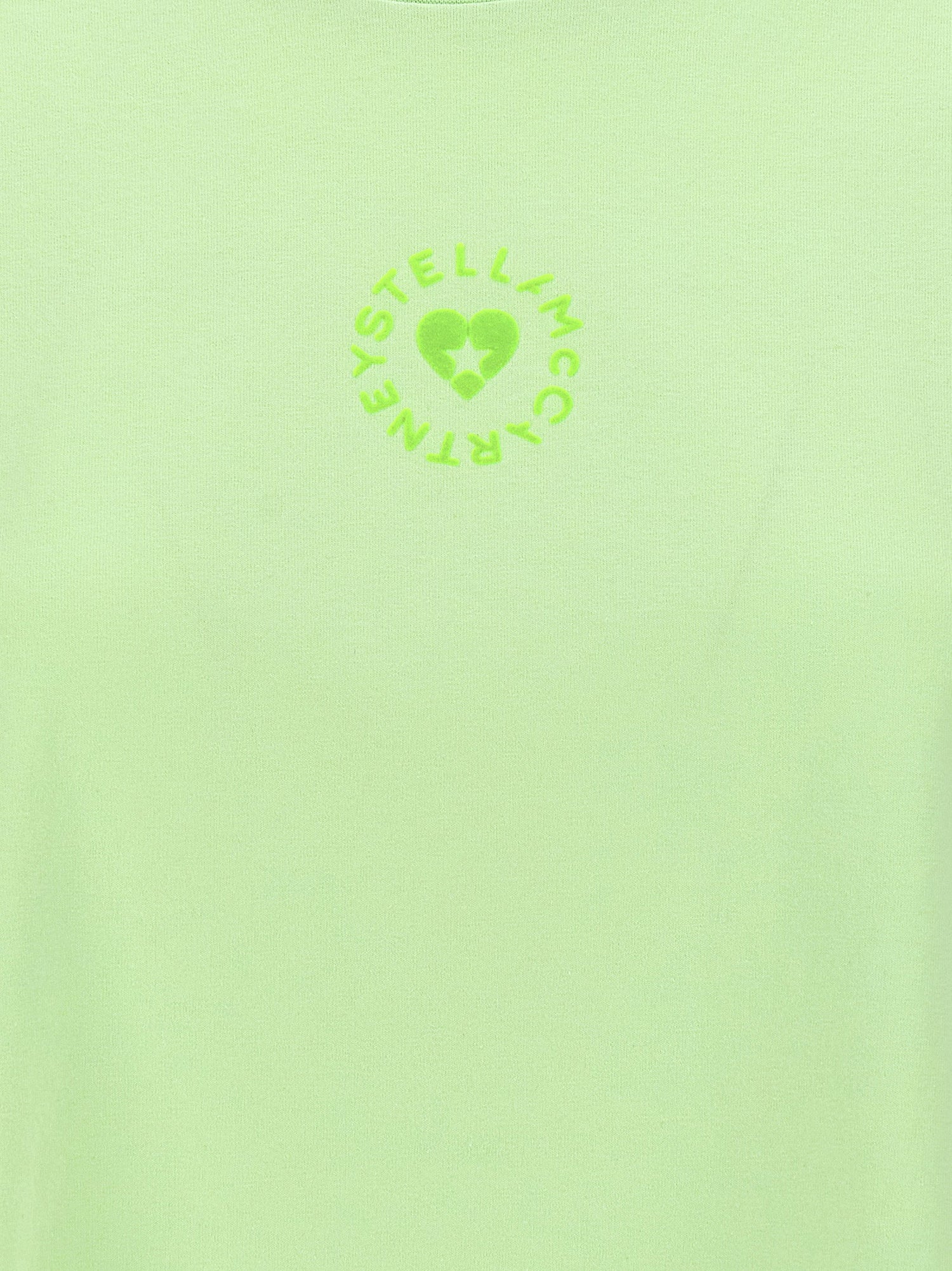 Stella Mccartney Iconic Mini Heart T-shirt Green