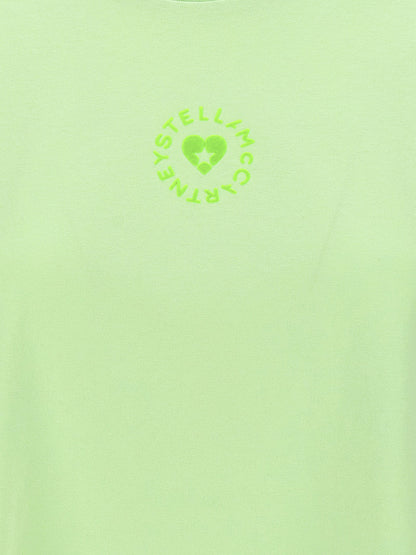 Stella Mccartney Iconic Mini Heart T-shirt Green
