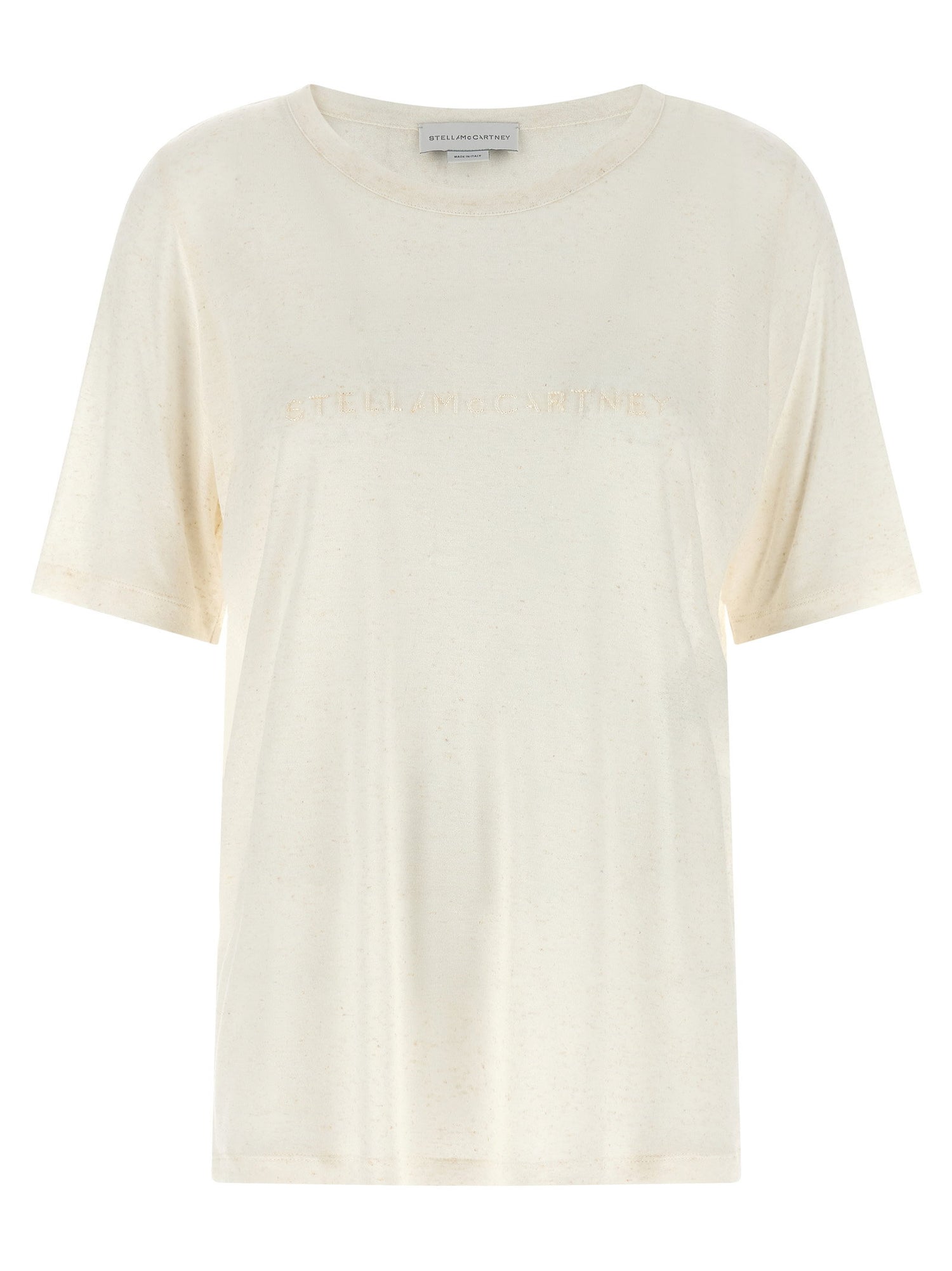Stella Mccartney Beads Embroidery T-shirt White