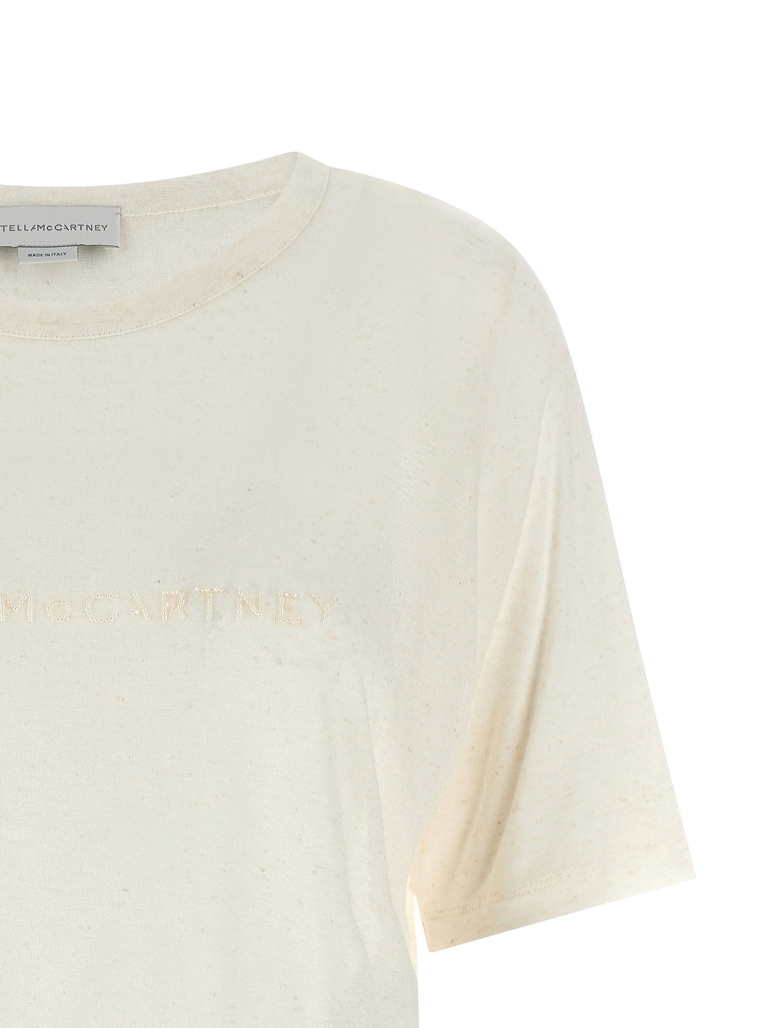 Stella Mccartney Beads Embroidery T-shirt White