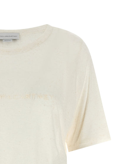 Stella Mccartney Beads Embroidery T-shirt White