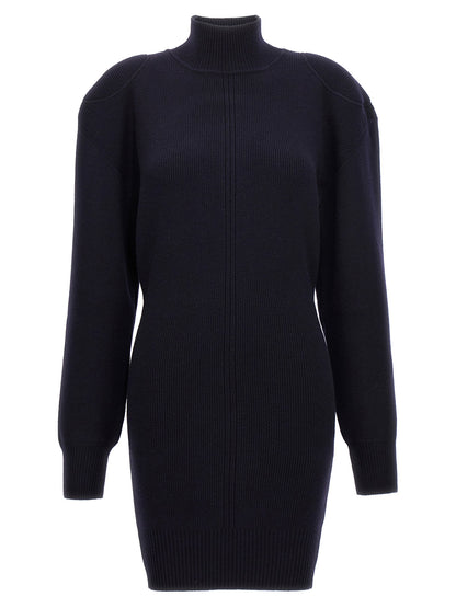 Stella Mccartney Knitted Dress Blue
