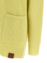 Stella Mccartney Thick Knit Cardigan Yellow