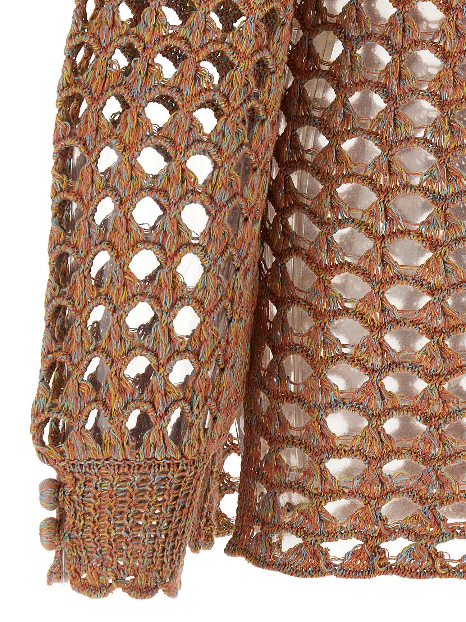 Valentino Garavani Openwork Sweater Multicolor