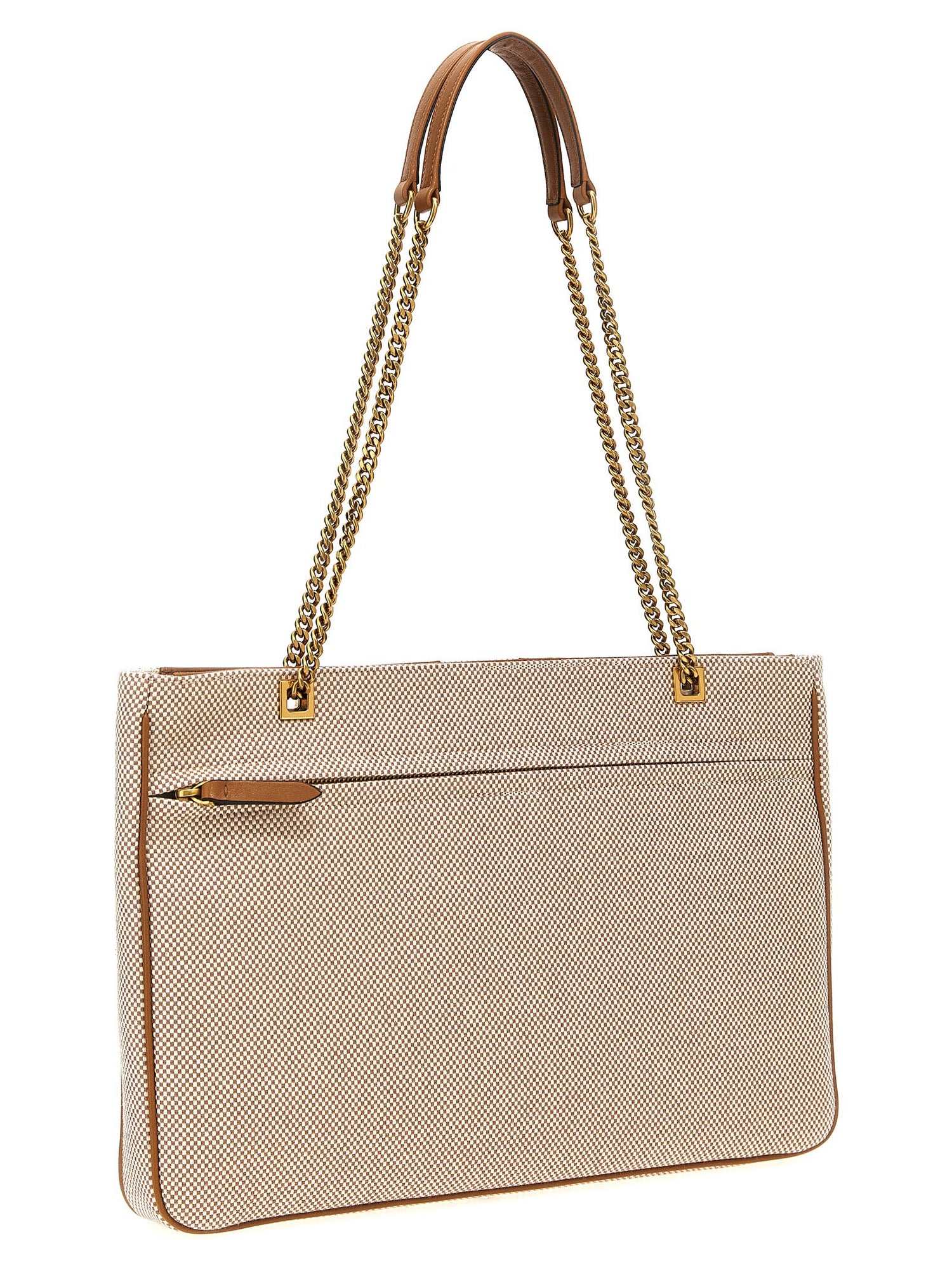 Valentino Garavani Viva Superstar Midi Shopping Bag Beige