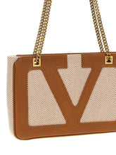 Valentino Garavani Viva Superstar Small Shopping Bag Beige