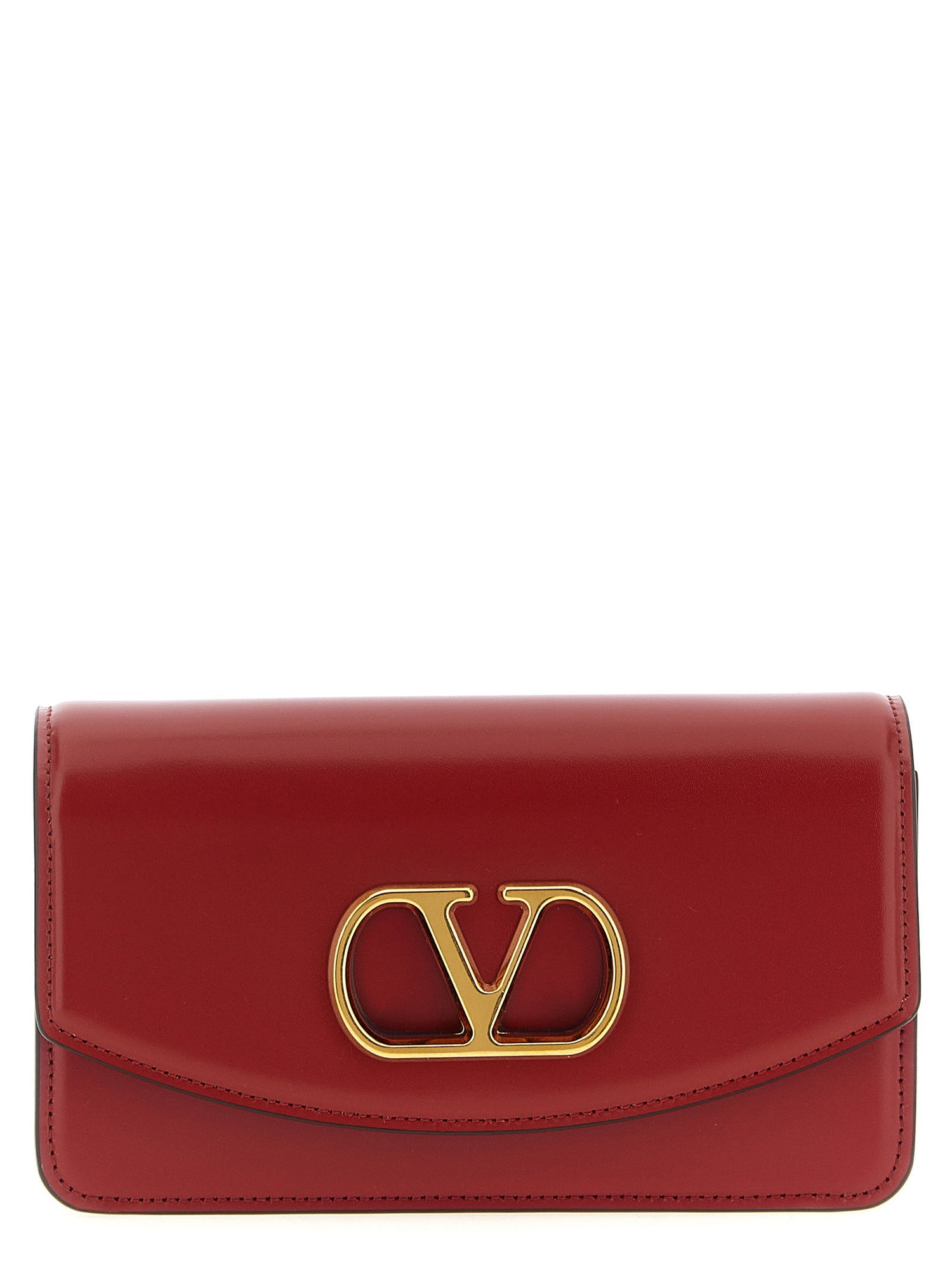 Valentino Garavani Vain Clutch Bag Red
