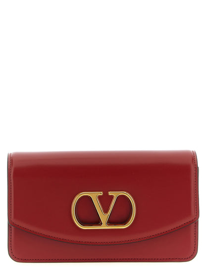 Valentino Garavani Vain Clutch Bag Red