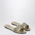 Valentino Garavani Roman Stud Metallic Sandals Metal