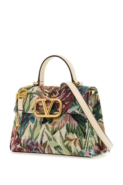 Small floral multicolor handbag