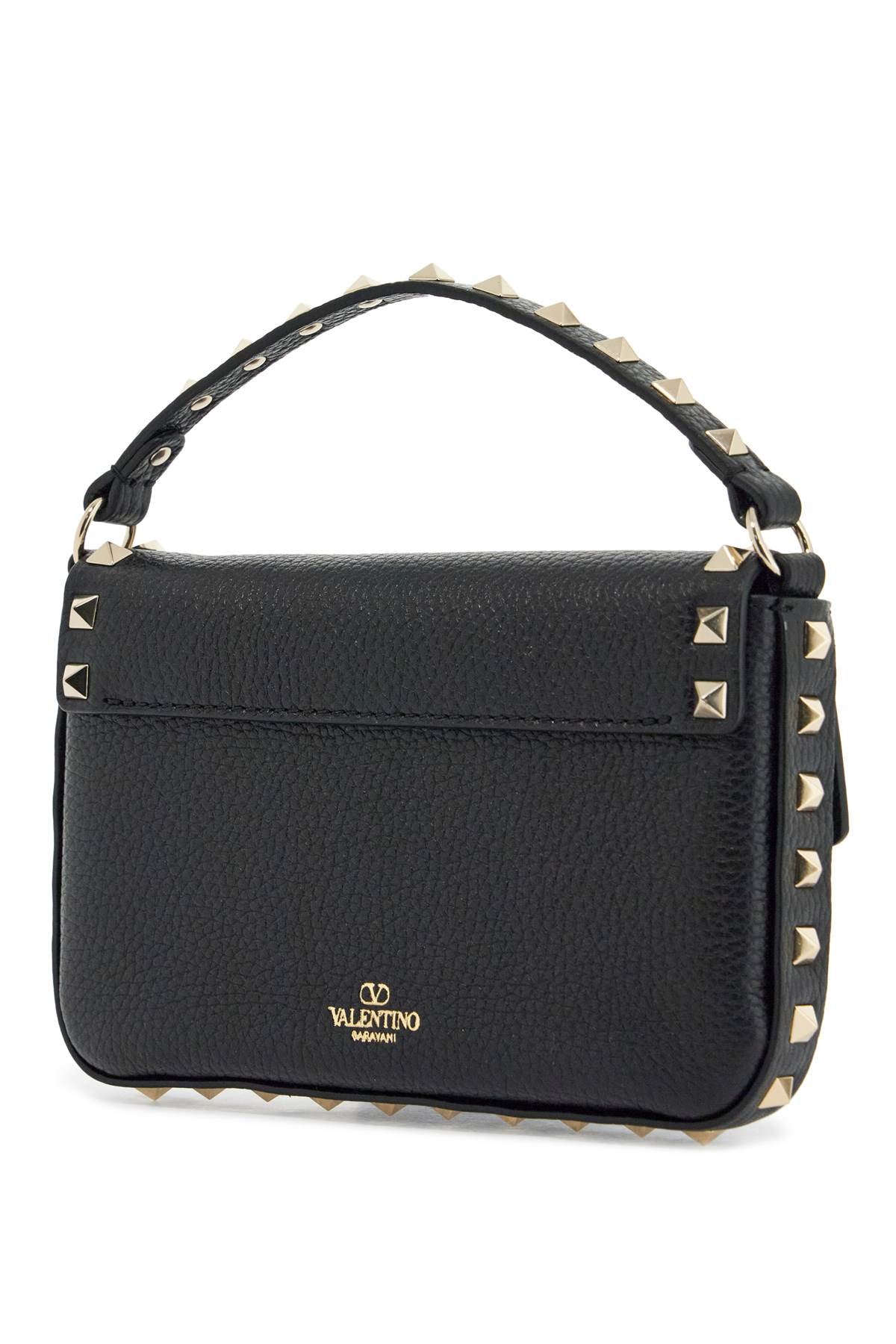 Valentino Garavani Mini leather bag with studs and an adjustable black strap