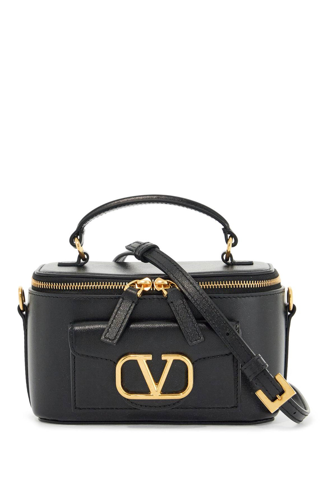 The Valentino Garavani Leather beauty vanity case