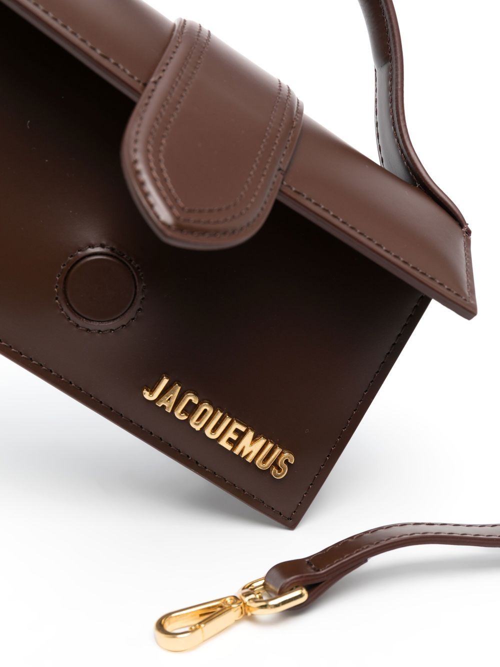 Le Bambino Leather Top Handle Bag