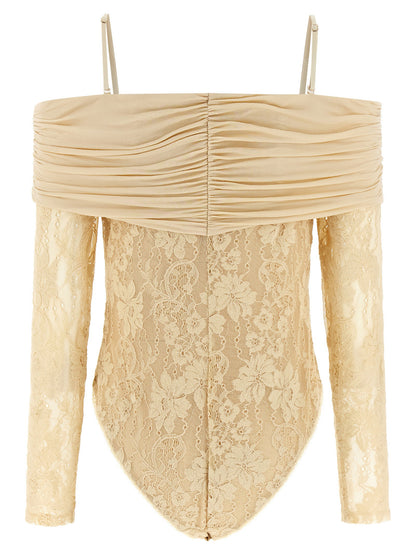 Zimmermann Rebellion Bodysuit Beige