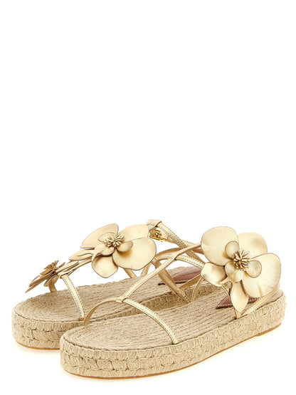 Zimmermann Orchid Sandals Gold